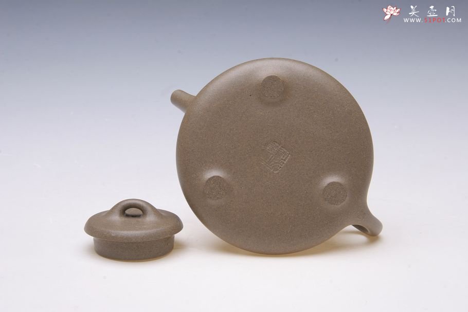 紫砂壶图片：霸气子冶石瓢壶 - 宜兴紫砂壶网