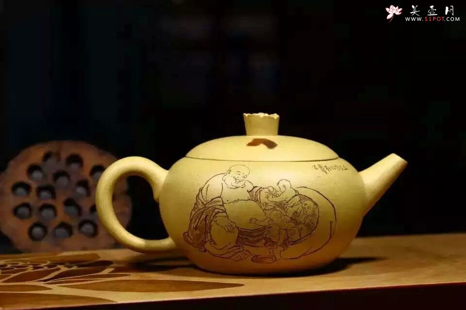 紫砂壶图片：佛缘 - 宜兴紫砂壶网