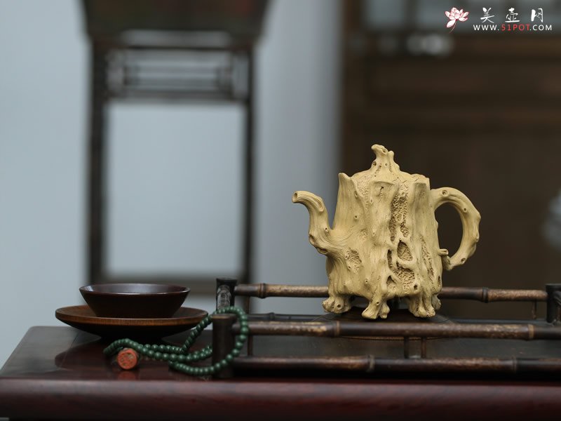 紫砂壶图片：树桩 - 宜兴紫砂壶网