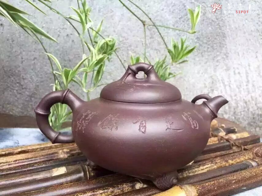 紫砂壶图片：圆竹 - 宜兴紫砂壶网