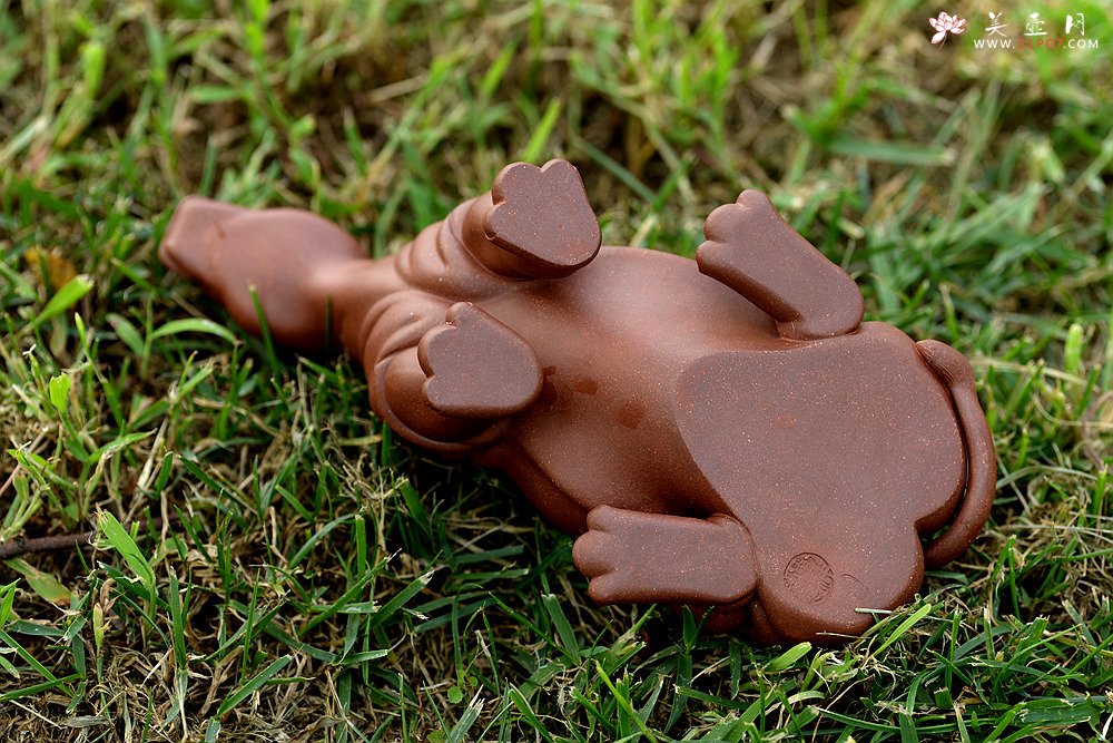 紫砂壶图片：稳如泰山~~犀牛 做工细腻 主体神态逼真 别有一番风味！ - 宜兴紫砂壶网