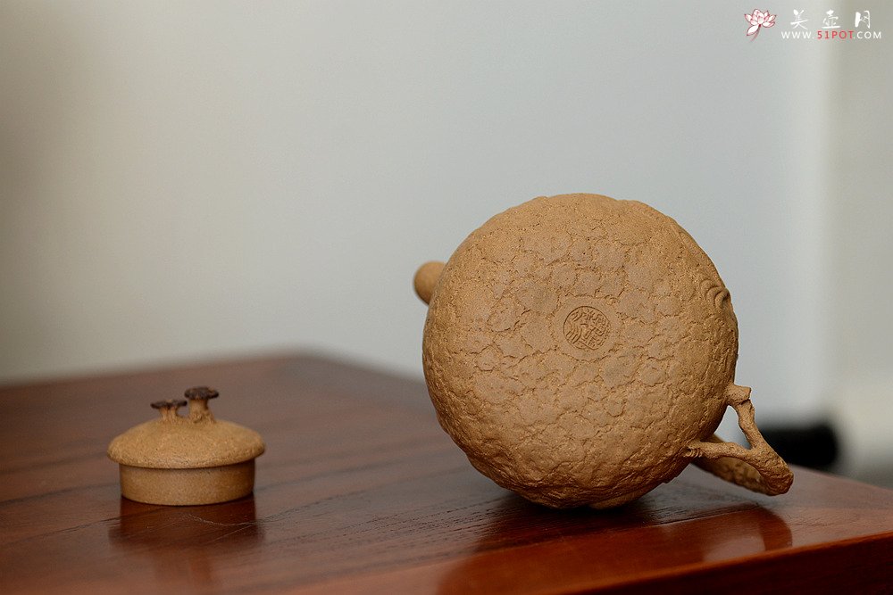 紫砂壶图片：谢多莲全手精品 游龙龚春 古朴之味 游龙生动逼真  - 宜兴紫砂壶网