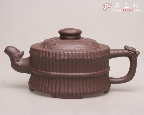 紫砂壶图片：龙头一捆竹 - 宜兴紫砂壶网