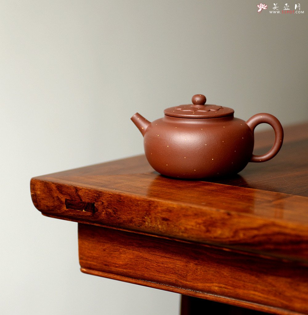 紫砂壶图片：温文尔雅 素雅精致 全手铺砂明华  - 宜兴紫砂壶网