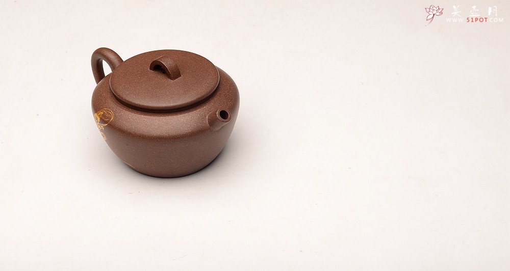 紫砂壶图片：詹黎明文气作品 优质青段 全手巨轮珠 夏日畅饮必备 - 宜兴紫砂壶网