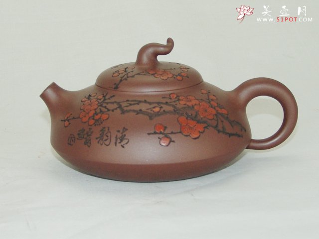 紫砂壶图片：国色天香 - 宜兴紫砂壶网