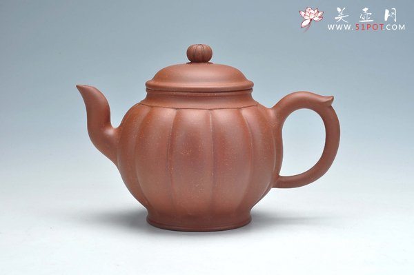 紫砂壶图片：筋囊笑樱 - 宜兴紫砂壶网