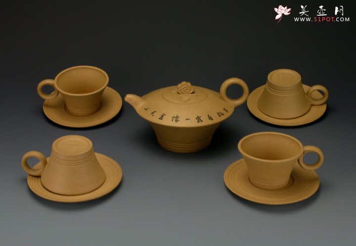 紫砂壶图片：容天组壶 - 宜兴紫砂壶网