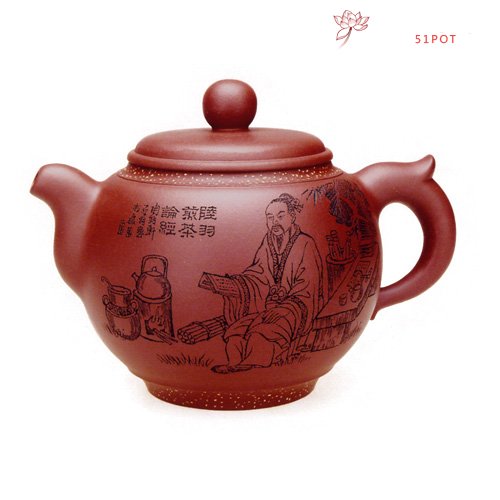 紫砂壶图片：红圆珠 - 宜兴紫砂壶网