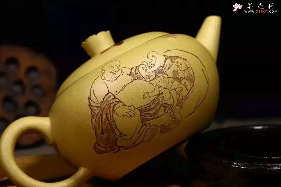 紫砂壶图片：佛缘 - 宜兴紫砂壶网