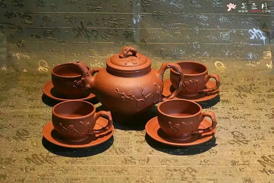紫砂壶图片：报春套组 - 宜兴紫砂壶网