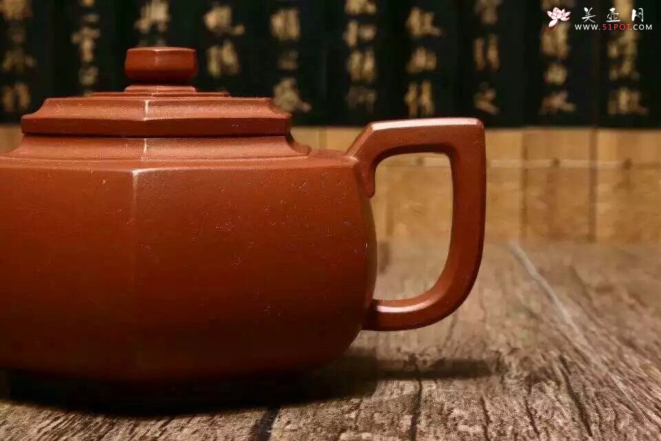 紫砂壶图片：六方雪华 - 宜兴紫砂壶网