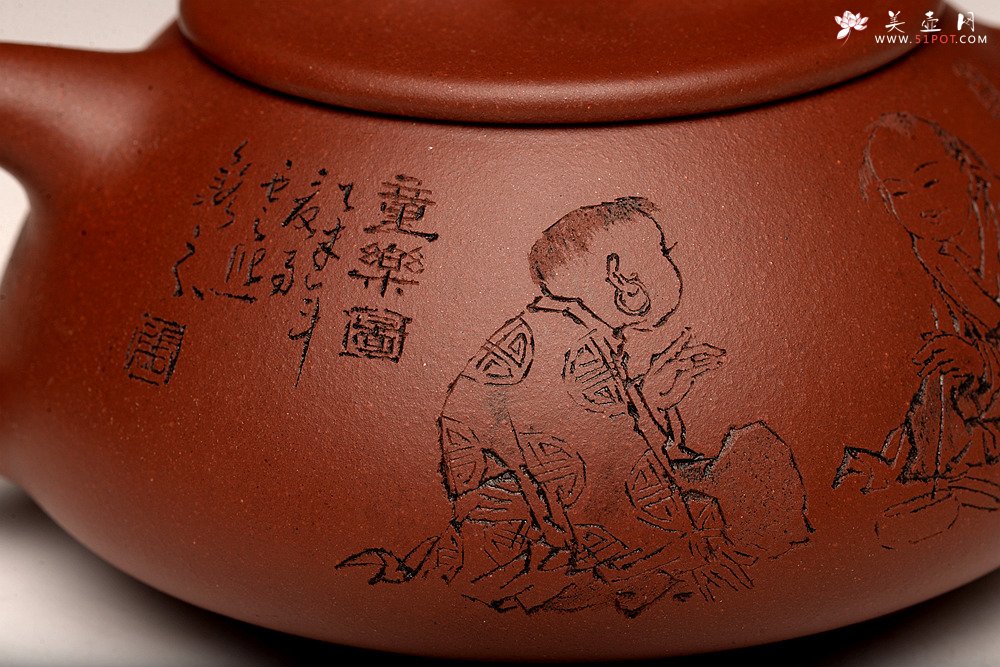 紫砂壶图片：厚重古朴 文人气息 景舟石瓢  送礼自品俱佳 - 宜兴紫砂壶网