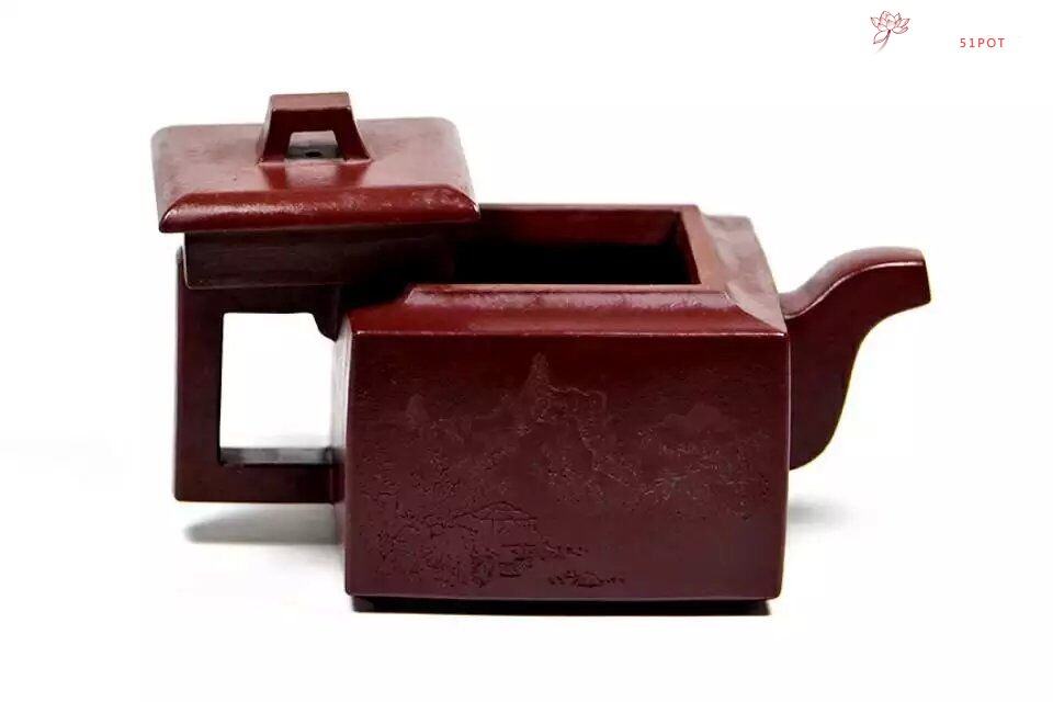 紫砂壶图片：四方壶 - 宜兴紫砂壶网