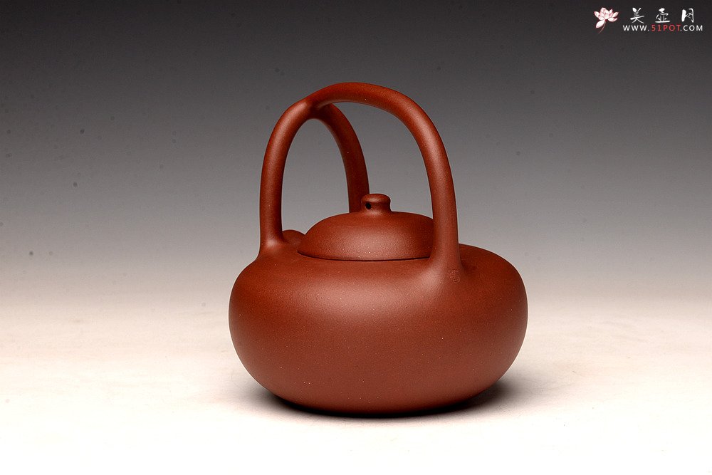 紫砂壶图片：张悦全手工新品 柿提壶 难度大  - 宜兴紫砂壶网