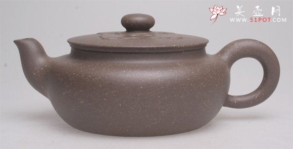 紫砂壶图片：汉扁如意 - 宜兴紫砂壶网