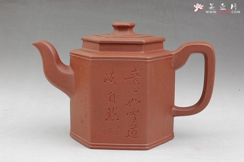 紫砂壶图片：六方神韵 - 宜兴紫砂壶网