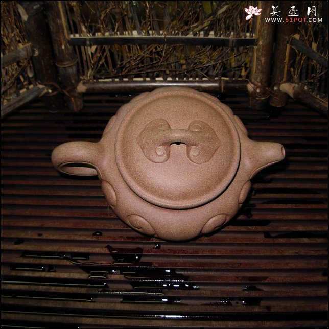 紫砂壶图片：仿古如意壶 - 宜兴紫砂壶网