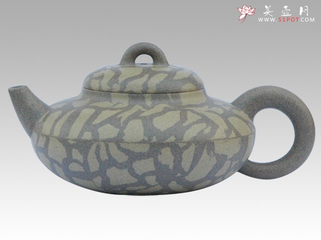 紫砂壶图片：富贵合欢壶 - 宜兴紫砂壶网