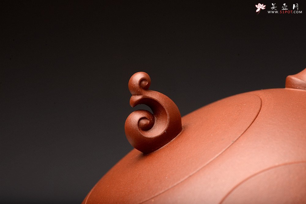 紫砂壶图片：于洪霞原创力作 全手大品‘源’ 韵味十足 线条流畅 - 宜兴紫砂壶网