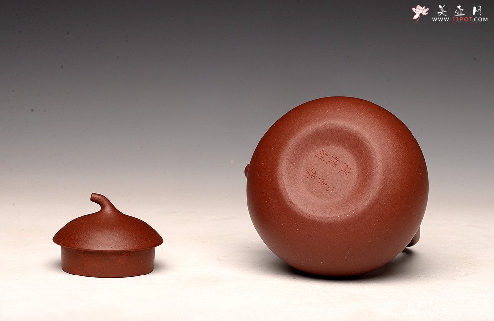 紫砂壶图片：张悦全手工新品 匏瓜提梁 颇有难度 精美之作  - 宜兴紫砂壶网