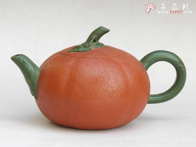紫砂壶图片：桔子壶 - 宜兴紫砂壶网