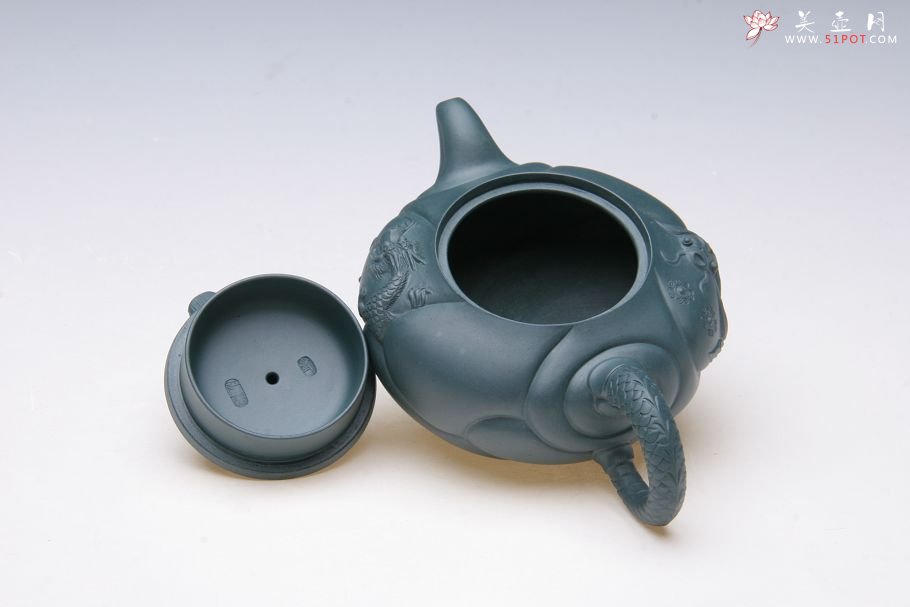 紫砂壶图片：扁鱼化龙 - 宜兴紫砂壶网