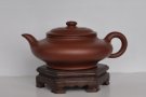 紫砂壶图片：全手工虚扁壶 - 宜兴紫砂壶网