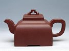 紫砂壶图片：四方桥顶壶 - 宜兴紫砂壶网