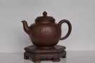 紫砂壶图片：全手工春华秋实壶 - 宜兴紫砂壶网