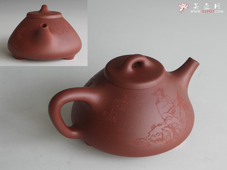 紫砂壶图片：子冶石瓢 - 宜兴紫砂壶网
