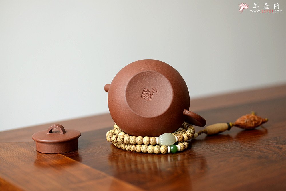 紫砂壶图片：詹黎明文气作品 别具风韵 全手巨轮珠 夏日畅饮必备 - 宜兴紫砂壶网