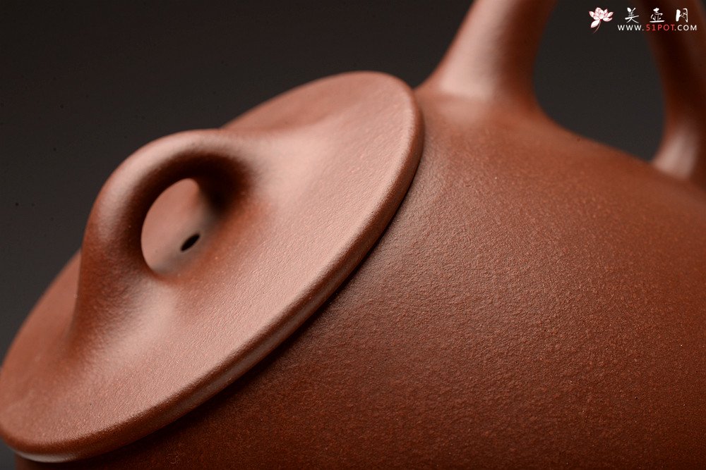 紫砂壶图片：乙未夏日作品 徐正涛全手传统经典 平盖小石瓢~ - 宜兴紫砂壶网