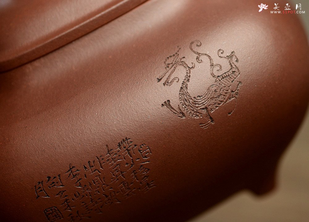 紫砂壶图片：文气装饰 大气磅礴 优质清水 全手传炉 神韵悠长 - 宜兴紫砂壶网