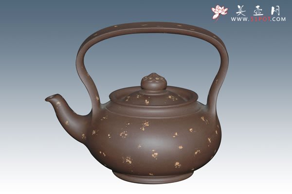 紫砂壶图片：锦上添花 - 宜兴紫砂壶网