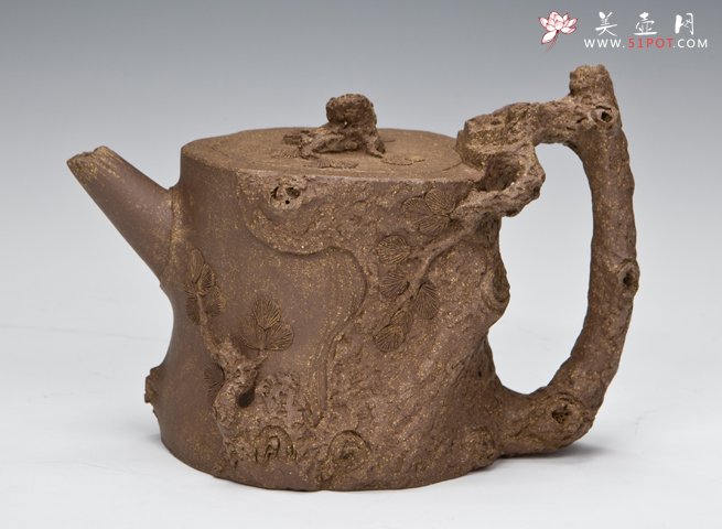 紫砂壶图片：罗汉松 - 宜兴紫砂壶网