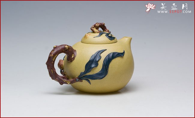 紫砂壶图片：蜜桃壶 - 宜兴紫砂壶网