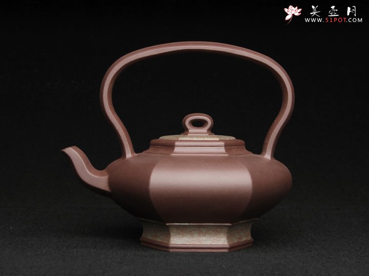 紫砂壶图片：六顺提梁 - 宜兴紫砂壶网