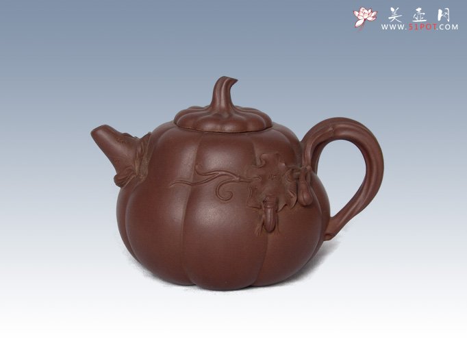 紫砂壶图片：南瓜壺 - 宜兴紫砂壶网