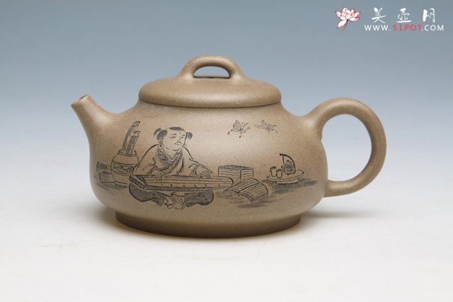 紫砂壶图片：琴调和畅 - 宜兴紫砂壶网