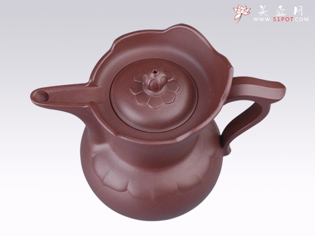 紫砂壶图片：菱花僧帽 - 宜兴紫砂壶网