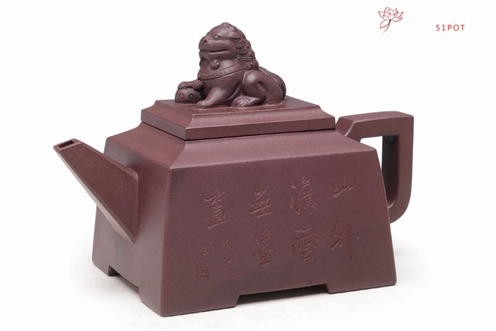 紫砂壶图片：坐狮 - 宜兴紫砂壶网