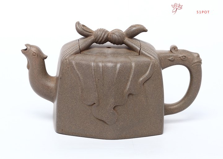 紫砂壶图片：龙凤印包壶 - 宜兴紫砂壶网