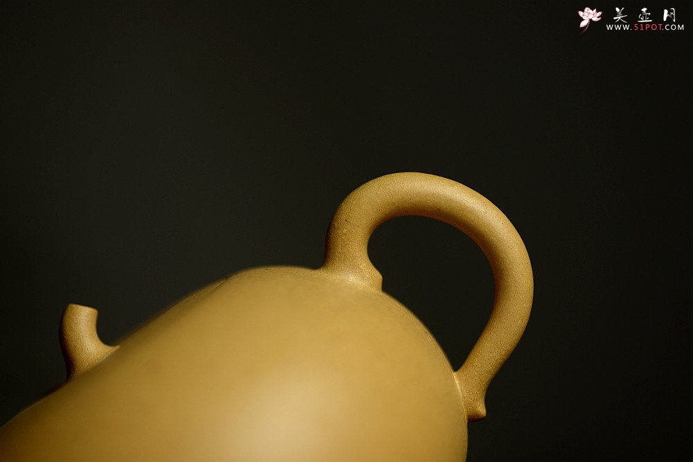 紫砂壶图片：于洪霞全手新品 娇小可人 纯正本山段泥  秋之小瓜  - 宜兴紫砂壶网