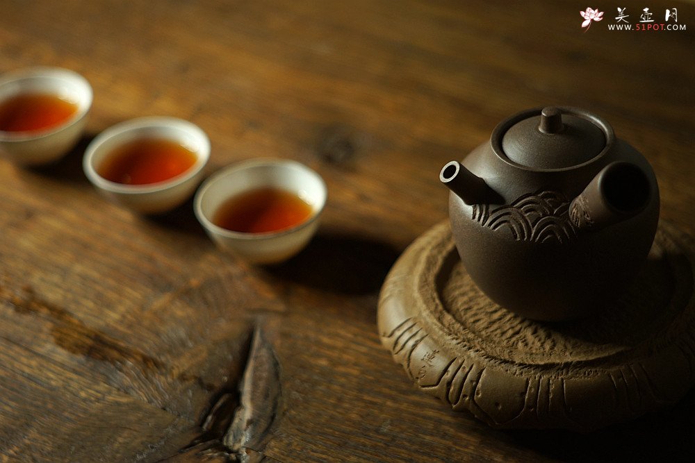 紫砂壶图片：淞庐出品 全手佳作 文气十足~ 云水禅心急须 炮嘴独孔 - 宜兴紫砂壶网