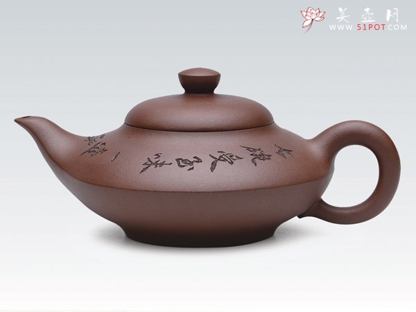 紫砂壶图片：清泉合欢 - 宜兴紫砂壶网