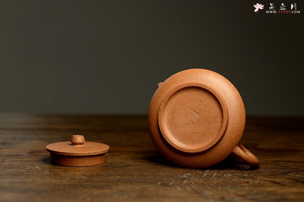 紫砂壶图片：朱牧清新品 古朴文气 线条流畅 精致作品 柱础 - 宜兴紫砂壶网