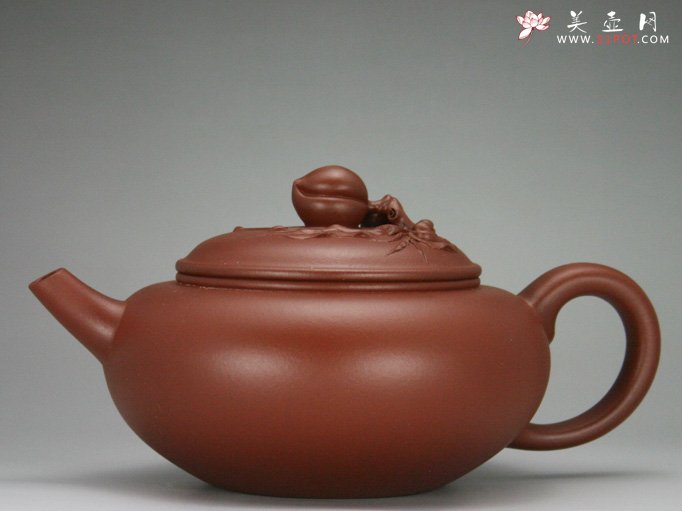 紫砂壶图片：蟠桃 - 宜兴紫砂壶网