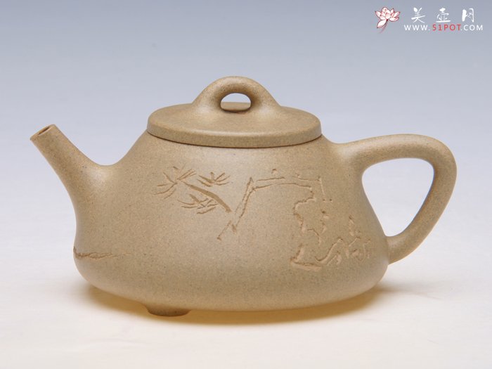 紫砂壶图片：子冶石瓢 - 宜兴紫砂壶网