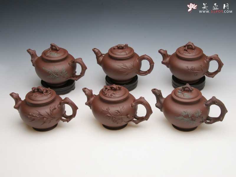紫砂壶图片：报春系列壶 - 宜兴紫砂壶网